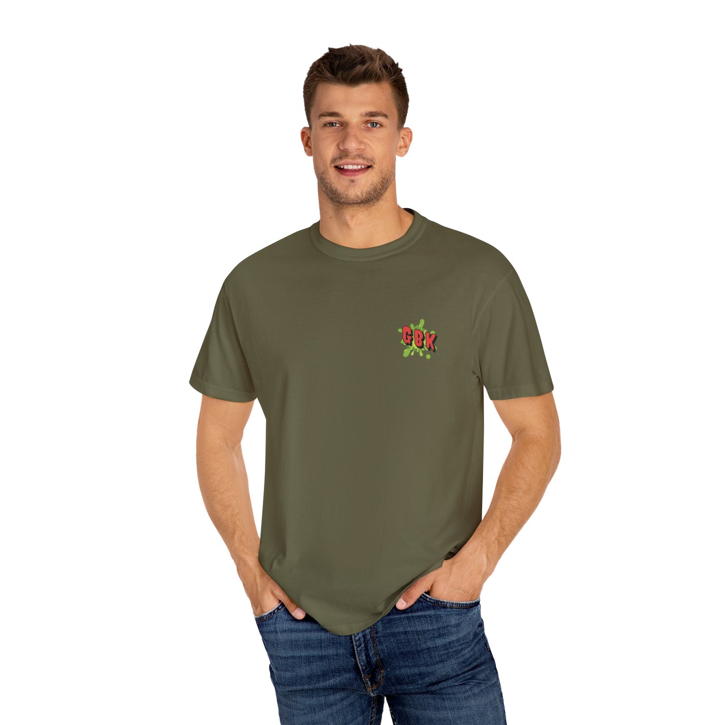 Garage Bucket Kids Presents Moth-Boy (higher quality shirt)