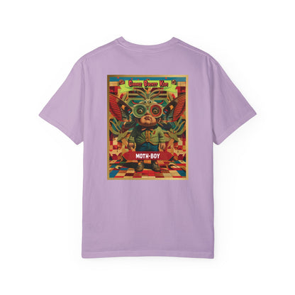 Garage Bucket Kids Presents Moth-Boy (higher quality shirt)