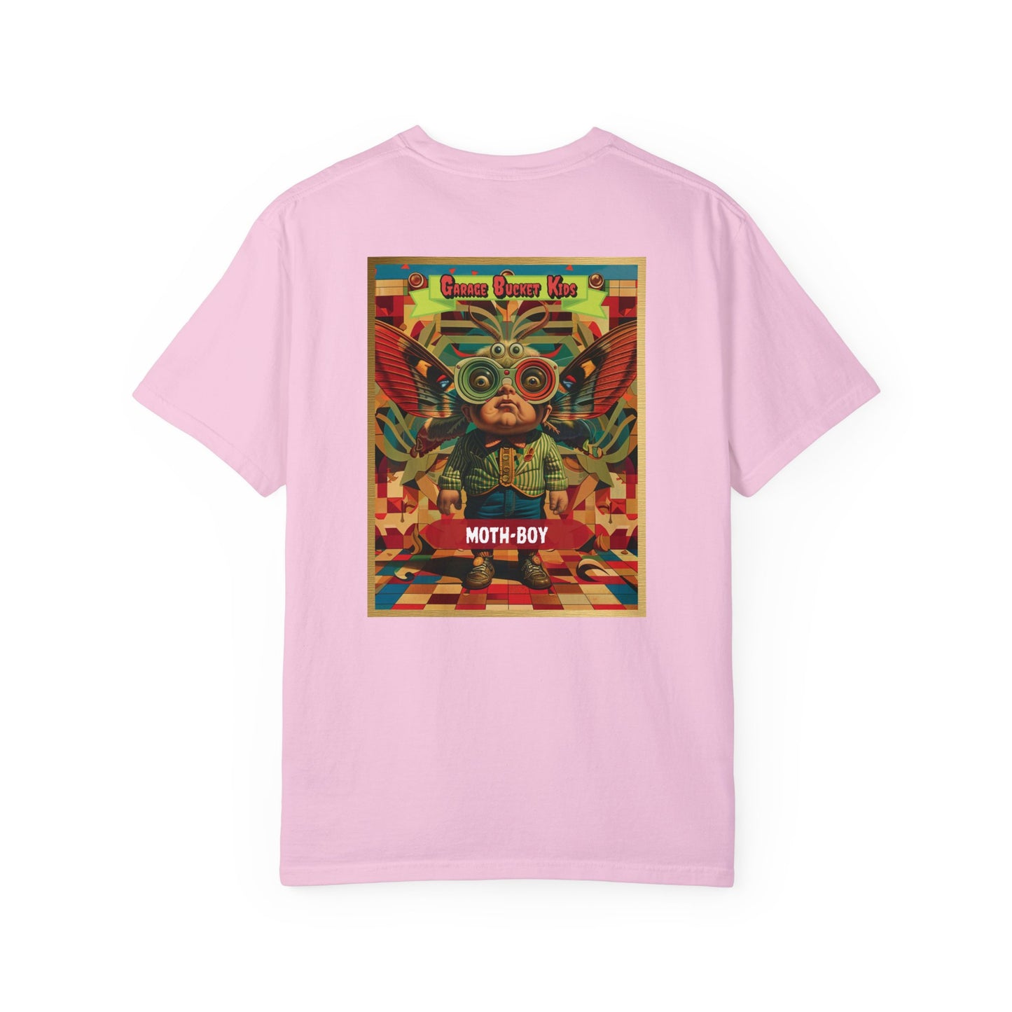Garage Bucket Kids Presents Moth-Boy (higher quality shirt)