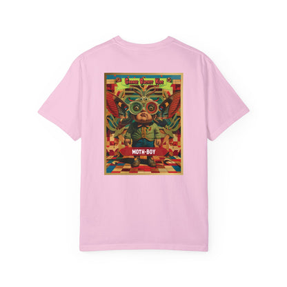 Garage Bucket Kids Presents Moth-Boy (higher quality shirt)