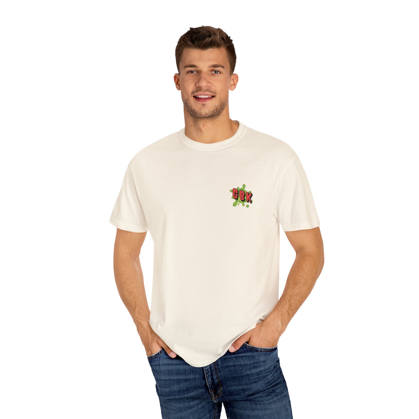 Garage Bucket Kids Presents Moth-Boy (higher quality shirt)