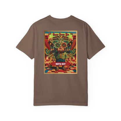 Garage Bucket Kids Presents Moth-Boy (higher quality shirt)