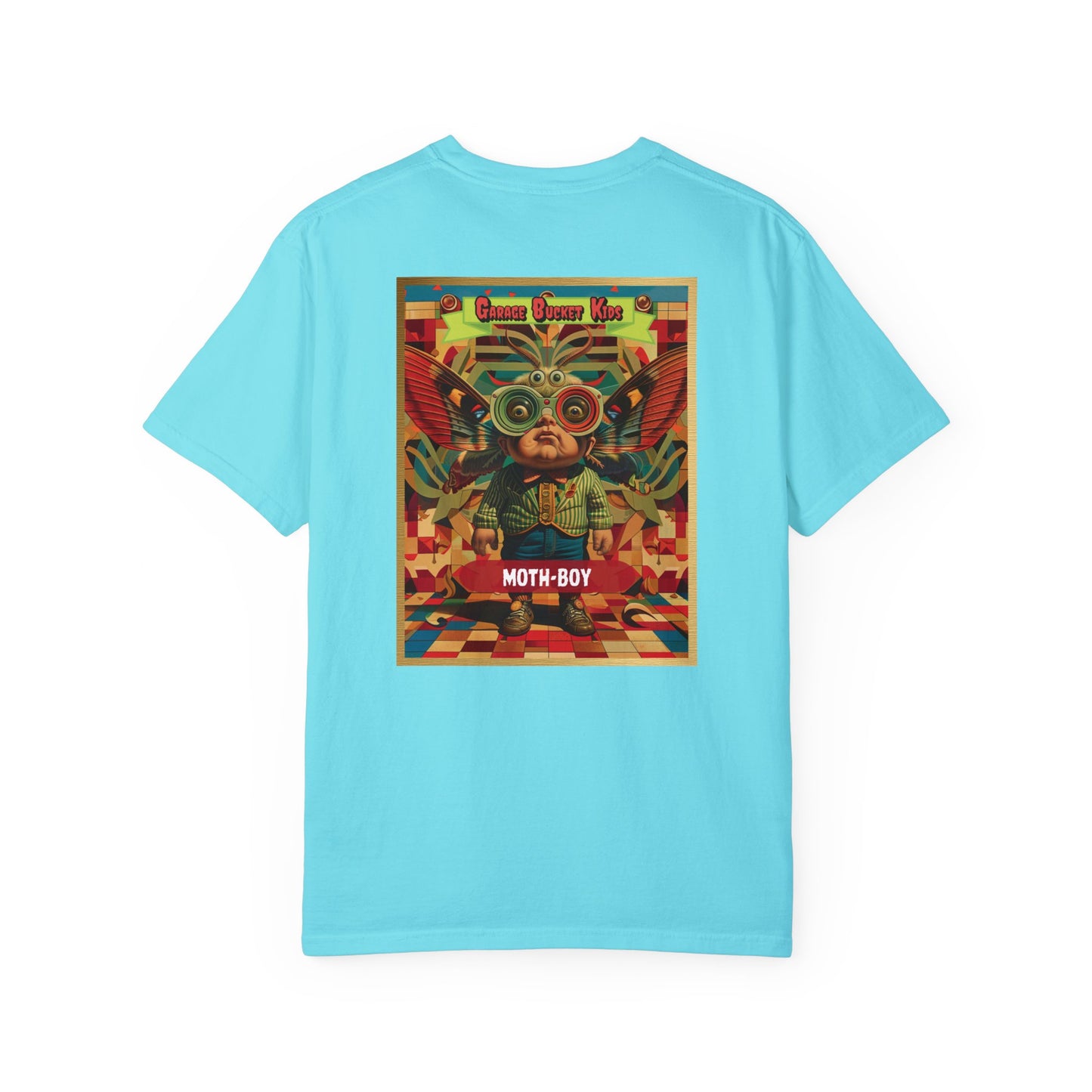 Garage Bucket Kids Presents Moth-Boy (higher quality shirt)