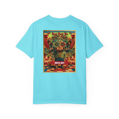 Garage Bucket Kids Presents Moth-Boy (higher quality shirt)